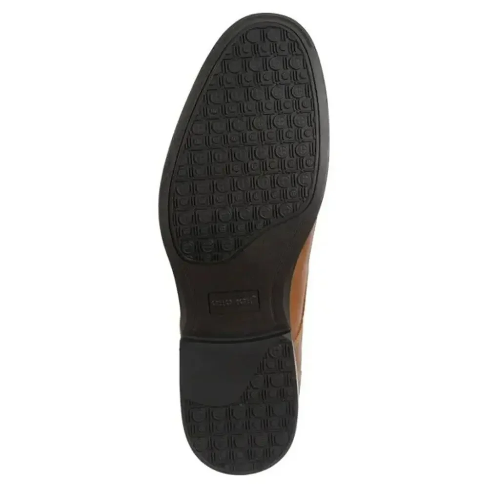 GEORGE Men's Branford Brown Casual Dress Oxford Shoes W/Comfort Insoles Size 13